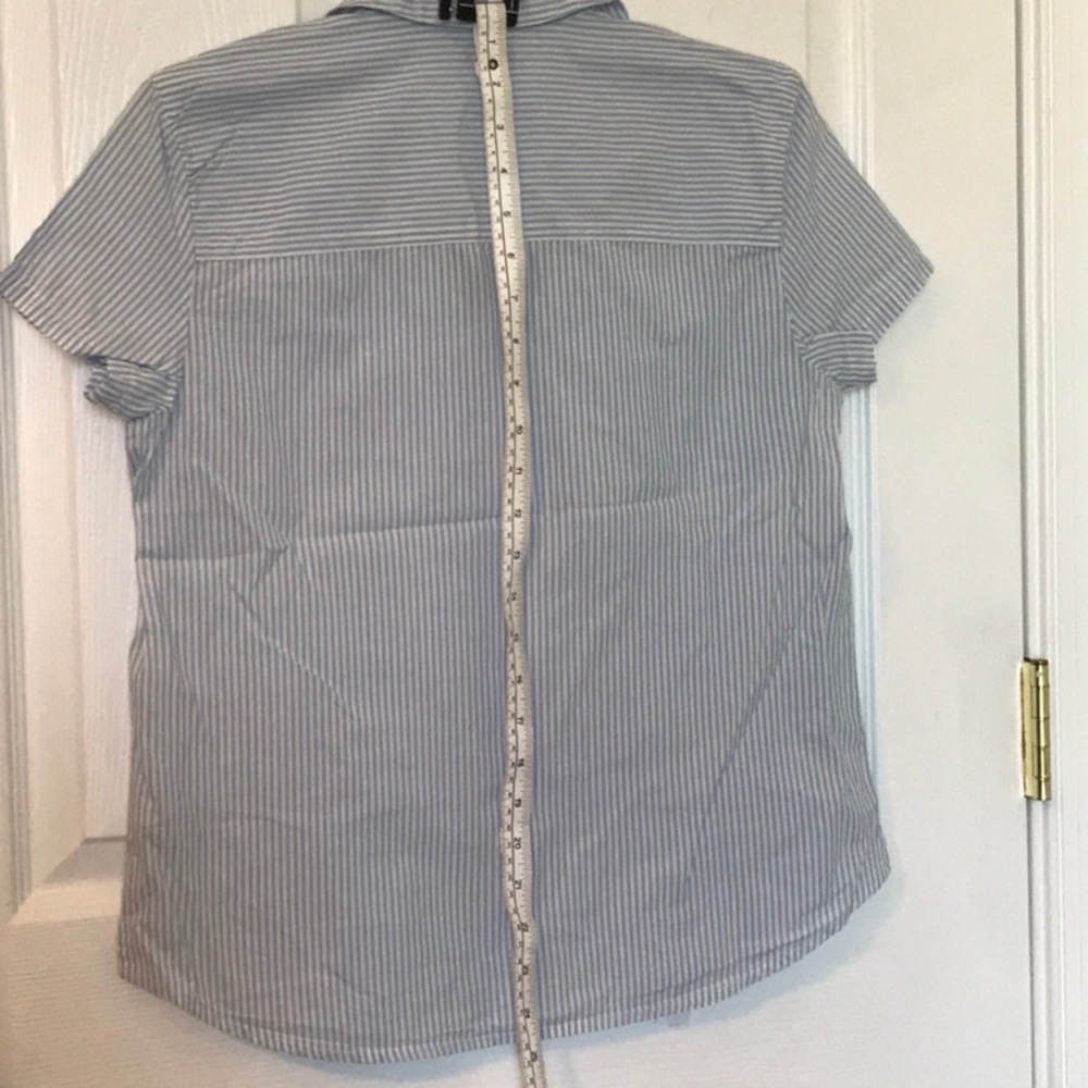 Aerie stripe blue pajama set 100% cotton - Picture 6 of 9